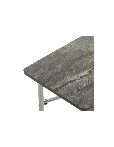 Mesa confort Travellife Sorrento gris oscuro 100 x 70 cm