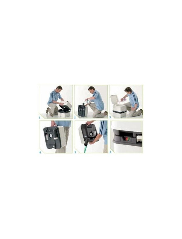 Inodoro WC Químico Portátil Porta Potti Qube 145 Thetford