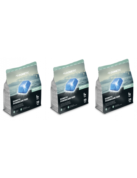 Cura del potere del pacchetto Dometic 20 sacchi X3