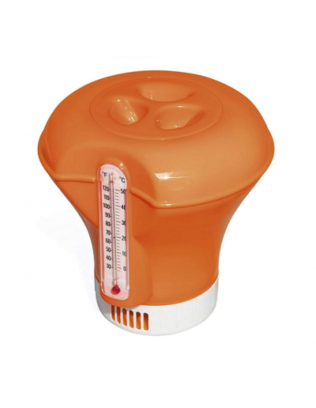 Pool-Chlorspender mit Thermometer