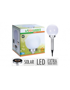 Lámpara exterior solar giratoria para jardín 15cm