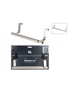 Percha colgador para puerta de acero inox 40cm