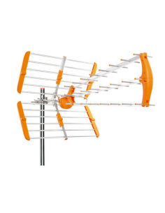 Antena UHF triplex digital con filtro 5G