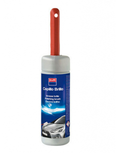 Cleaning polish brush for vehicle surfaces