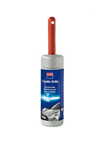 Cleaning polish brush for vehicle surfaces