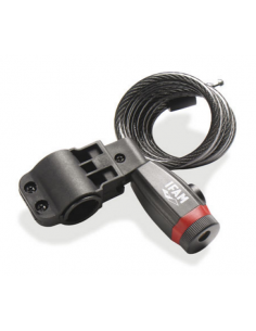 Candado con cable de acero reforzado para bicicleta junior Dunlop