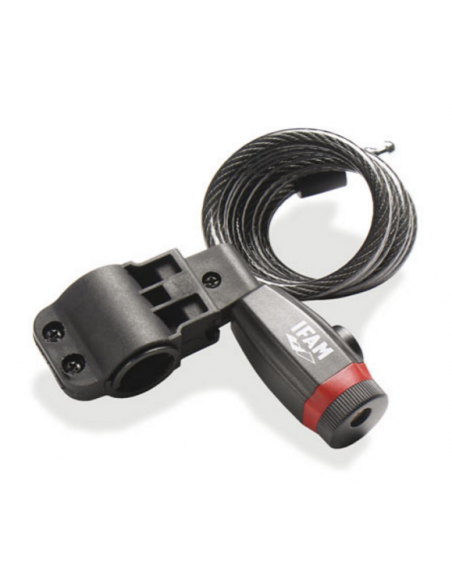 Trava de cabo de bicicleta de aço reforçado Dunlop Trava de cabo de bicicleta de aço reforçado Dunlop