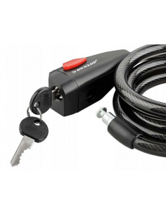 Candado en espiral de seguridad para bicicleta Dunlop 12X1,5 Mt