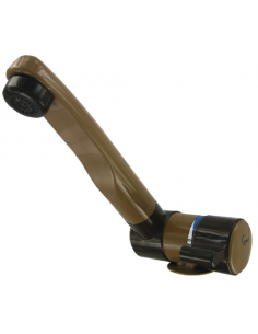 Grifo marrón para agua fría y caliente modelo London de Comet