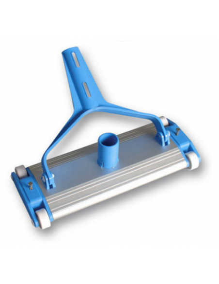 Limpia fondos para piscina en aluminio cierre palomilla 33cm