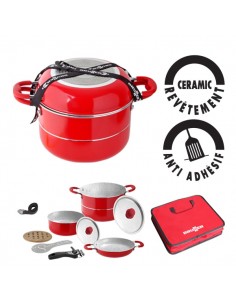 Civetta in ceramica Cosmic alluminio 22cm 8+2 pezzi Brunner