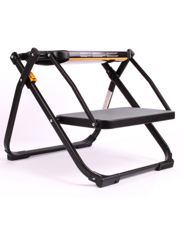 BLACK LADDER 2 FOLDING STEPS