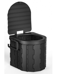 Inodoro portátil y plegable con porta papel Viamondo