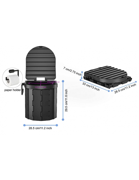 WC portatile e pieghevole con Viamondo