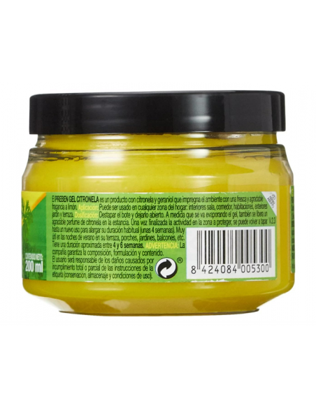 Citonella gel anti-mosquito ambientador 200ml