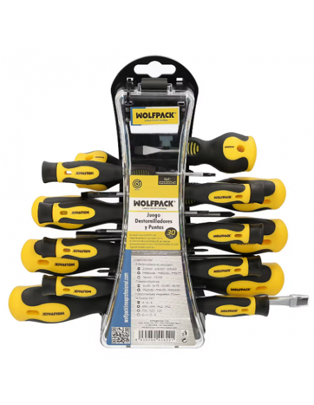 Set 30 avvitatori e punte magnetiche