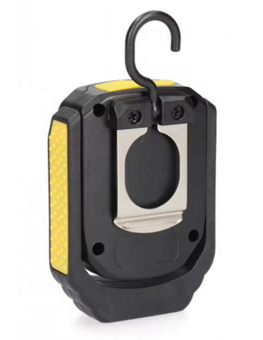 LED torcia elettrica ricaricabile EDM 1 LED 10W 900lm con gancio e magnete