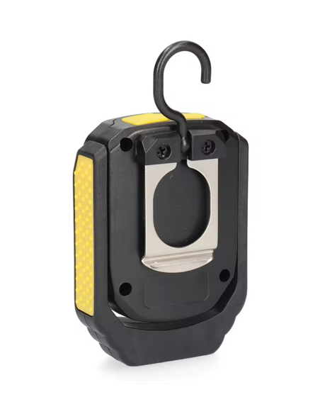 Linterna led recargable EDM 1 LED 10W 900lm con gancho e imán