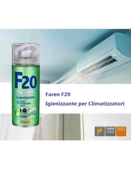 Faren F20 Ar condicionado Hygienizing Cleaner para carros e casa