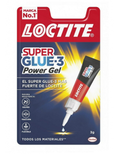Pegamento adhesivo Loctite Super Glue-3 Power Gel 3gr