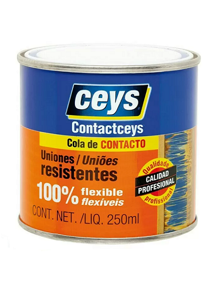 Cola de contacto en base neopreno polivalente