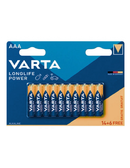 Pack de Pilas Varta  AAA 14 + 6 gratis