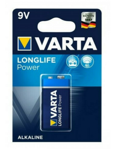 Pila alcalina Varta 9V