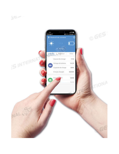 Regulador solar MPPT de 160 W con Bluetooth