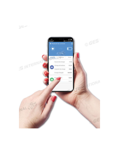 Regulador solar MPPT de 160 W con Bluetooth