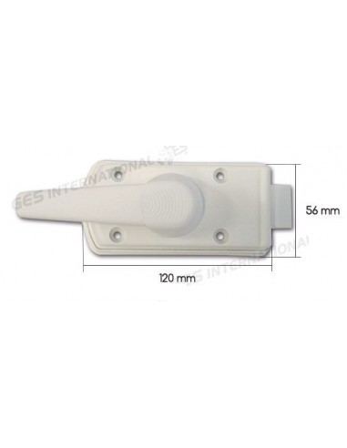 Movimentazione interna Zadi per serratura bianca