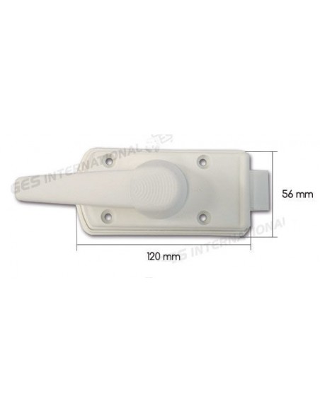 Movimentazione interna Zadi per serratura bianca