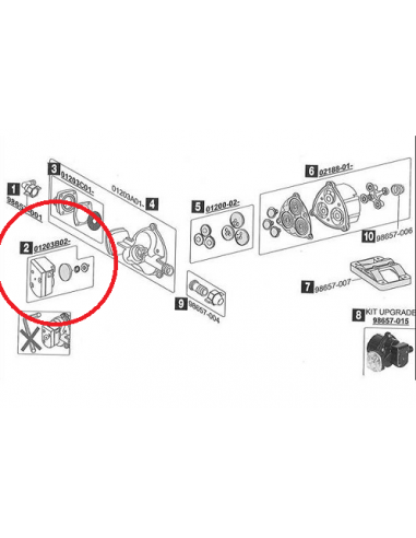 Kit detenuto Fiamma aqua 8 pompa
