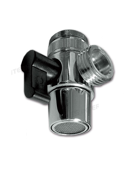 Adaptador desviador para conexão de torneira e mangueira