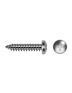Tornillo Alomado Rosca chapa Inoxidable A2 Din 7981-C