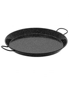 Paella-Pfanne mit emaillierten Stahlgriffen