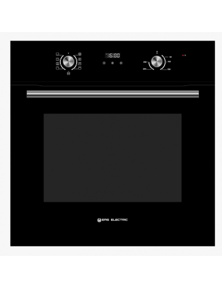 Forno a 8 funzioni in cristallo nero. Eas Electric
