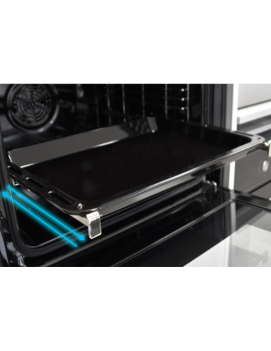 Horno 8 funciones Cristal Negro. Eas Electric