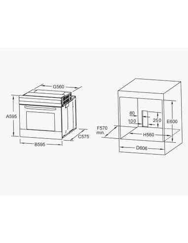 Cuocere 10 funzioni Pyrolytic. Eas Electric
