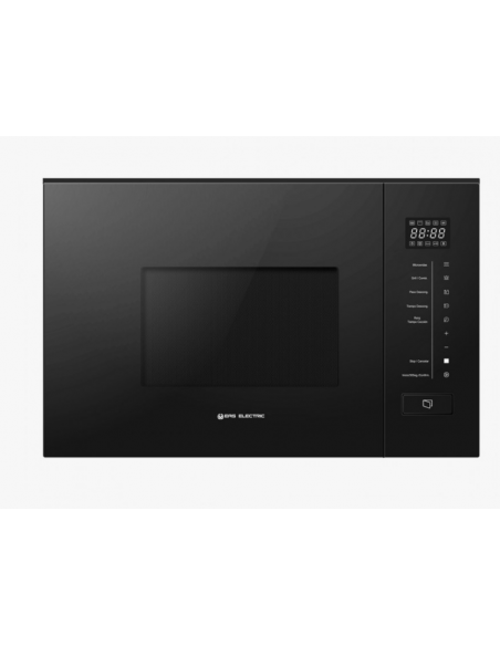 Integrated microwave with Grill 20 liters Black Glass. Eas Electric