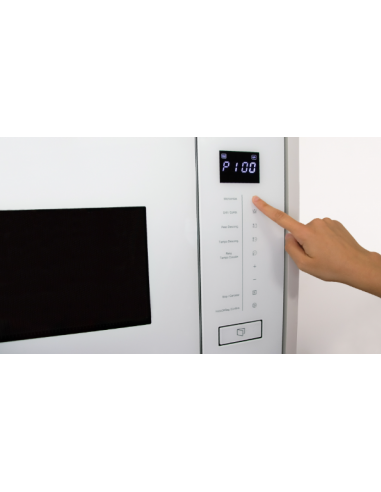 Micro-ondes intégré avec Grill 20 litres Black Crystal. Eas Electrique