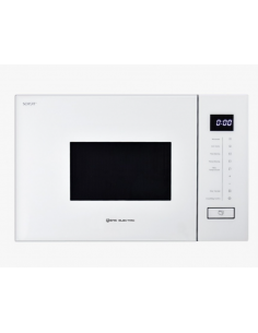 Microondas integrable con Grill 20 litros Cristal Blanco. Eas Electric