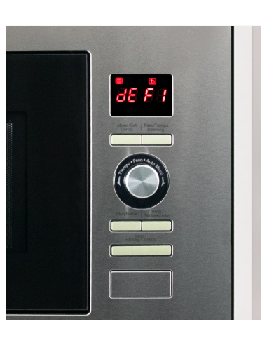 Integrierte Mikrowelle mit Grill 20 Liter Inox