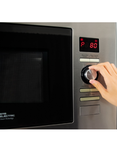 Integrable microwave with Grill 20 liters Inox