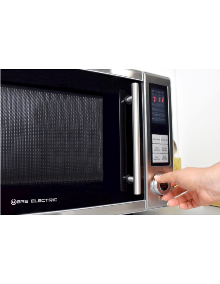 Micro-ondes avec Grill 28 litres au total en acier inoxydable. Eas Electrique