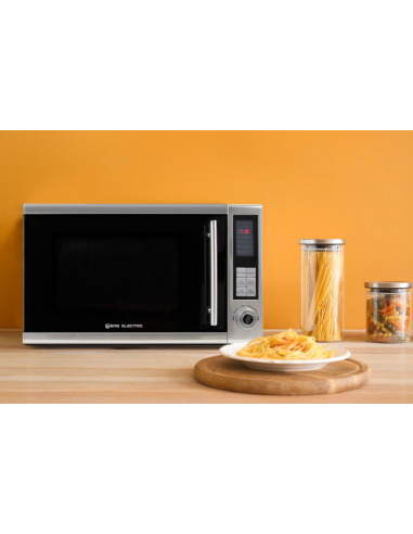 Micro-ondes avec Grill 28 litres au total en acier inoxydable. Eas Electrique