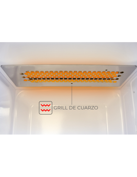 Microondas con Grill 20 litros Blanco. Eas Electric