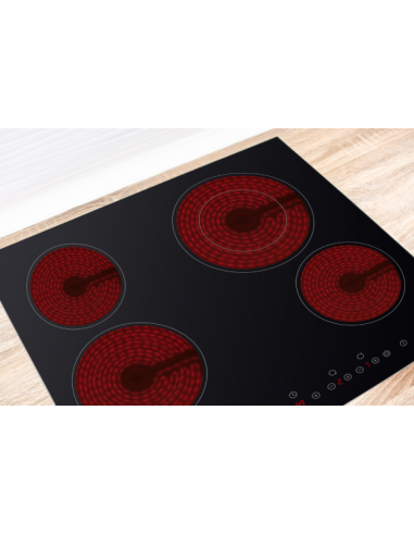 Vitrocerámica 60 cm 4 zonas de cocinado. Eas Electric