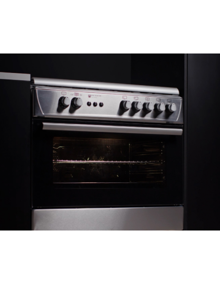 Cuisinière à gaz 50 cm en acier inoxydable