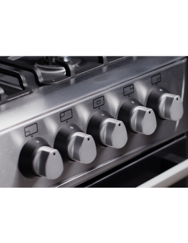 Fornello a gas 4 fuochi 50 cm Inox Eas Electric