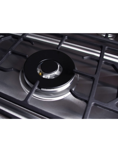 Cuisinière à gaz 50 cm en acier inoxydable